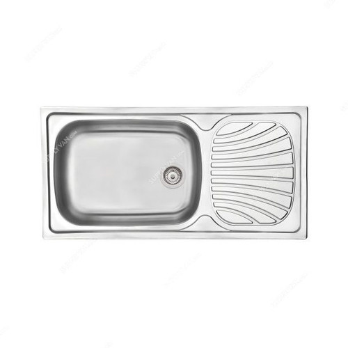 Tramontina Single Bowl Kitchen Sink, 93854602, 100 x 50CM