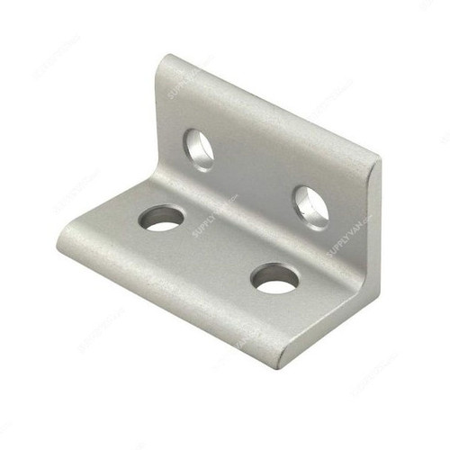 Extrusion Vertical Corner Bracket, 40 Series, 4 Hole, Aluminium