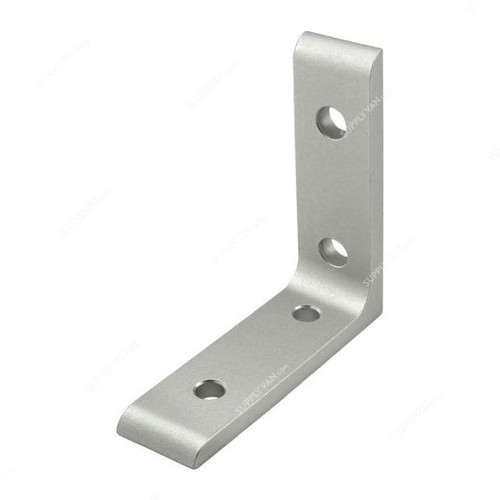 Extrusion Inside Corner Bracket, 40 Series, 4 Hole, Aluminium