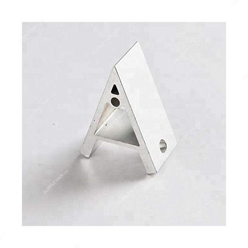 Extrusion 45 Degree Corner Bracket, 20 Series, 2 Hole, Aluminium