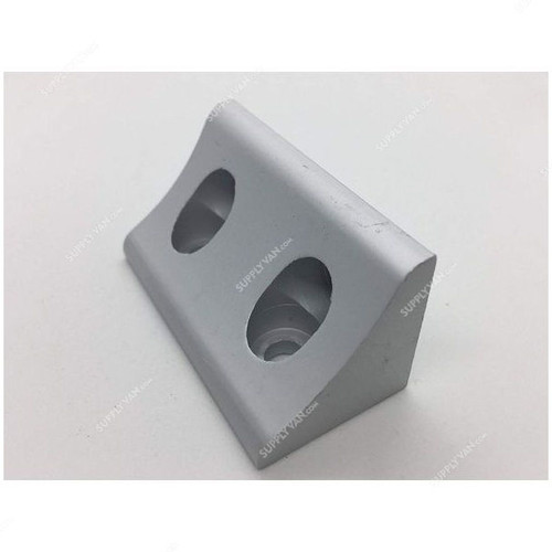 Extrusion L-Corner Bracket, 30 Series, 4 Hole, Aluminium, 56 x 28MM