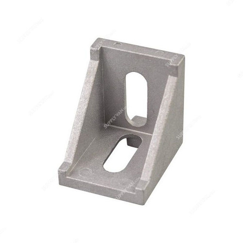 Extrusion 90 Degree Corner Bracket, 30 Series, 2 Hole, Aluminium, PK2