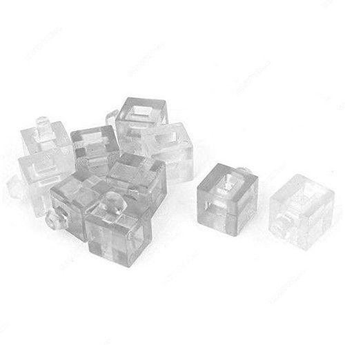 Extrusion Type B Glass Connection Block, 30 Series, Plastic, 20 x 20MM