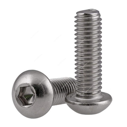 Extrusion Button Head Bolt, Stainless Steel, M4 x 12MM, PK10 Extrusion Button Head Bolt, Stainless Steel, M4 x 12MM, PK10