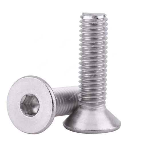 Extrusion Flat Head Bolt, Stainless Steel, M4 x 16MM, PK10