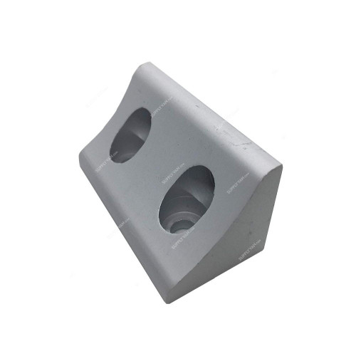Extrusion L Corner Bracket, 50 Series, 4 Hole, Aluminium, 96 x 48MM