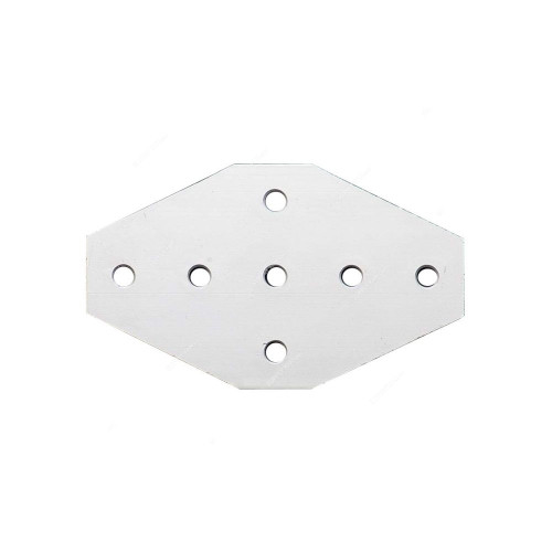 Extrusion Cross Reinforcement Flat Plate, 45 Series, 7 Hole, Aluminium, 45MM