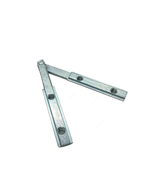 Extrusion Twin T-Sliding Cross Connector, 30 Series, Steel, 4 Hole, 75 x 75MM