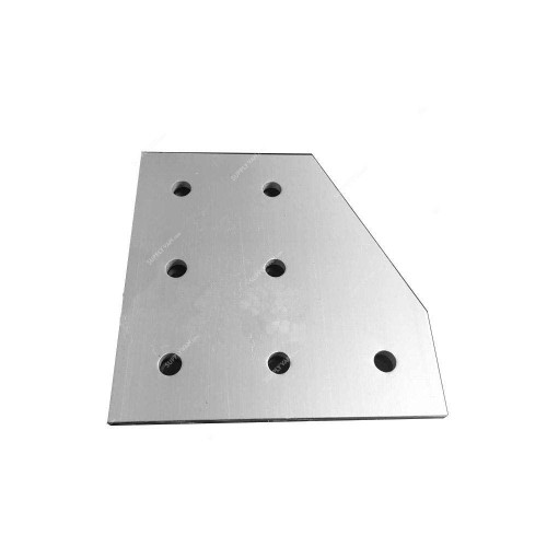 Extrusion 90 Degree Reinforcement Flat Plate, 30 Series, 7 Hole, Aluminium, 30 x 60MM