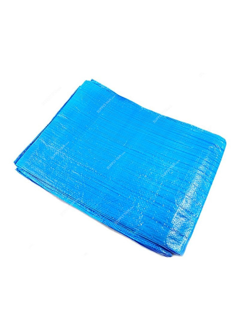 Hifazat Waterproof Tarpaulin, SH-TARP-BL151555, Polyethylene, 4.5 x 4.5 Mtrs, Blue