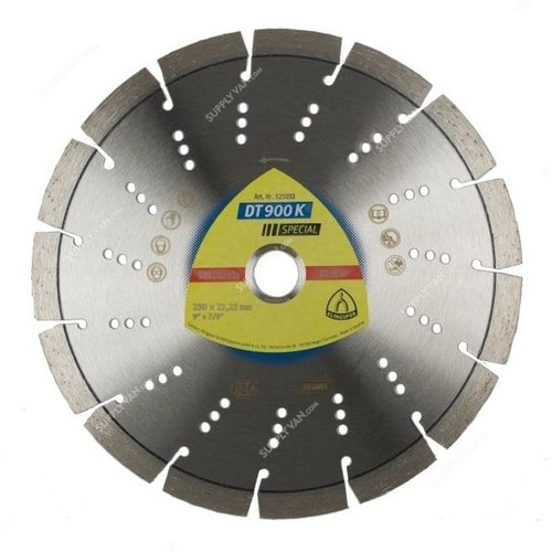 Klingspor Diamond Cutting Blade, DT900K, Special, 180MM