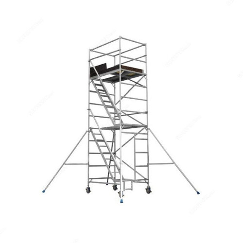 Topman Mobile Stairway Scaffolding, AMSS6, Aluminium, 5.8 Mtrs, 225 Kg Loading Capacity