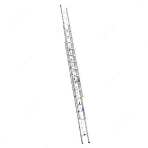 Topman Triple Section Straight Ladder, TSSTAL15, Aluminium, 15+15+15 Steps, 150 Kg Loading Capacity
