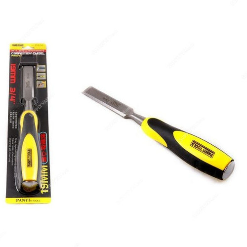 Panyi Carpentry Chisel, SH-PCC-3/4, 18MM, Yellow and Black