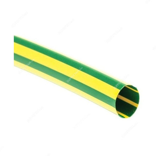 Wall Heat Shrink Tube, 7.9MM x 100 Mtrs, Yellow and Green