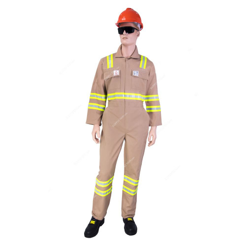 Empiral Coverall, E31005050, Cotton, 4XL, Khaki