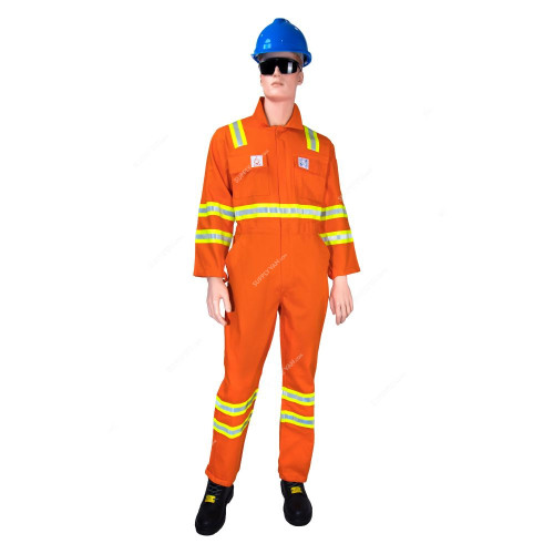 Empiral Coverall, E31005060, Cotton, L, Orange