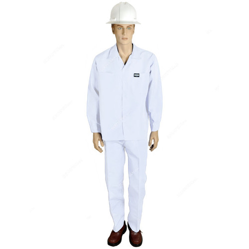 Gladiolus Pants and Shirt, G104060801, Vital-PS, Polycotton, S, White