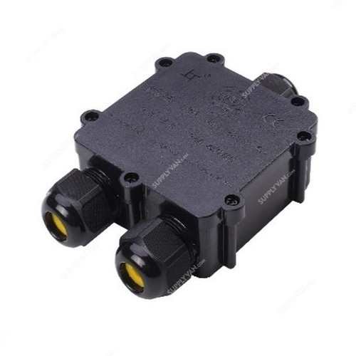 Bright Waterproof Junction Box, M687-Y-TYPE, 24A, 450VAC, 4-8MM, Black