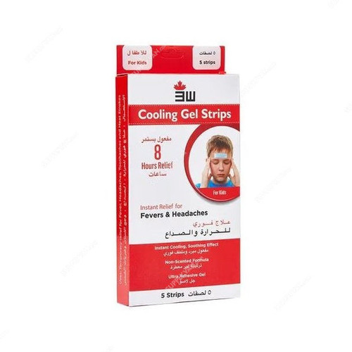 3W Cooling Gel Strips, NO-111, Kids, 5 Pcs/Box