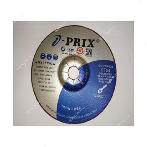 I-Prix Grinding Disc, BD-705-625, ST24, 180MM, PK25