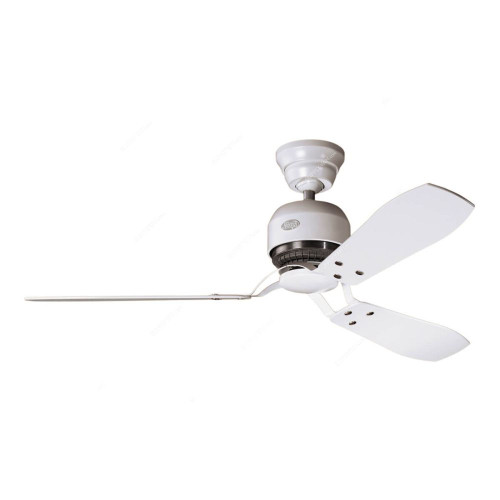 Hunter Ceiling Fan, 24547, Industrie II, 3 Blade, 132CM, Chalk White