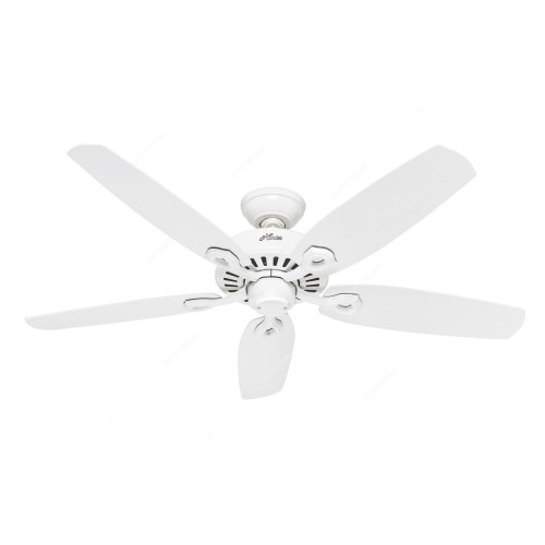 Hunter Ceiling Fan, 50565, Builder Elite, 132CM, White