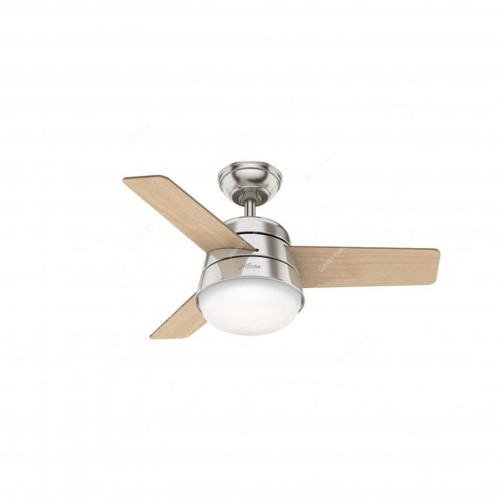 Hunter Ceiling Fan, 50643, Finley, 91CM, Brushed Nickel