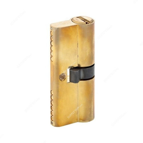 Dorfit Double Cylinder Door Lock, 90DK-PB, Brass, 90MM, Polished Brass