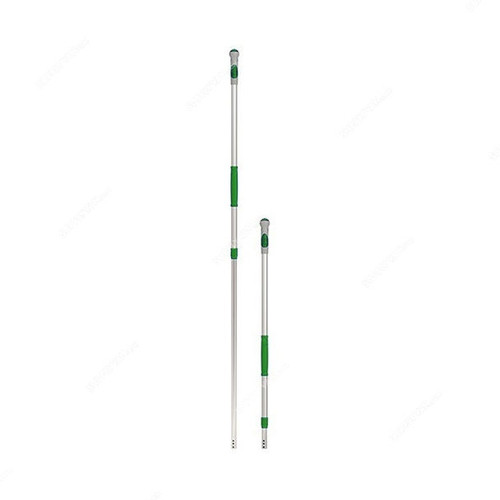 Intercare Extendible Mop Handle, Aluminium, 102 to 184CM, Green