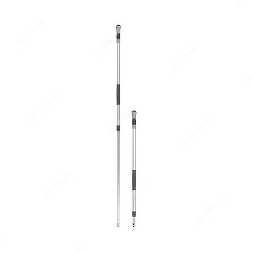 Intercare Extendible Mop Handle, Aluminium, 102 to 184CM, Grey