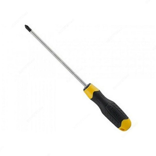 Stanley Screwdriver, STMT60847-8, Cushion Grip, T20 x 100MM, Black and Yellow