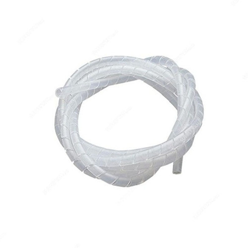 Spiral Wire Wrap, SR-19, Polyethylene, 19MM, 10 Mtrs, White