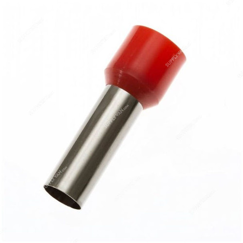 Cord End Terminal, CB-010006, Nylon, 6MM, Red, PK500