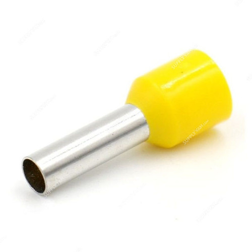 Cord End Terminal, CB-250016, Nylon, 16MM, Yellow, PK500