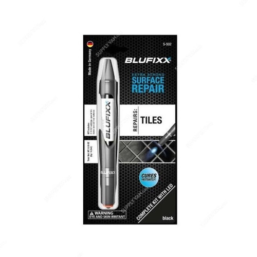 Blufixx LED Repair Gel Pen Kit, S-502, 5GM, Black