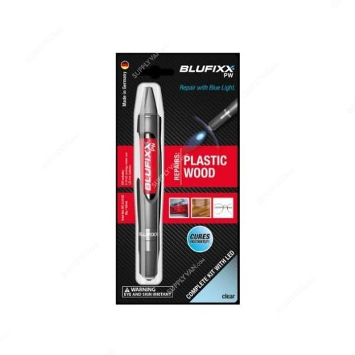 Blufixx LED Repair Gel Pen Kit, PW, 5GM, Clear