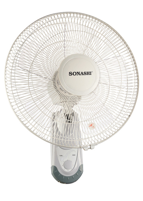 Sonashi Wall Fan, SF-8029W, 16 Inch, 60W, Grey