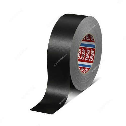 Tesa Cloth Tape, 4688, 50MM x 50 Mtrs, Black