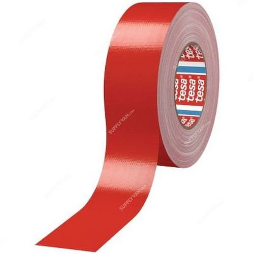 Tesa Cloth Tape, 4688, 50MM x 50 Mtrs, Red