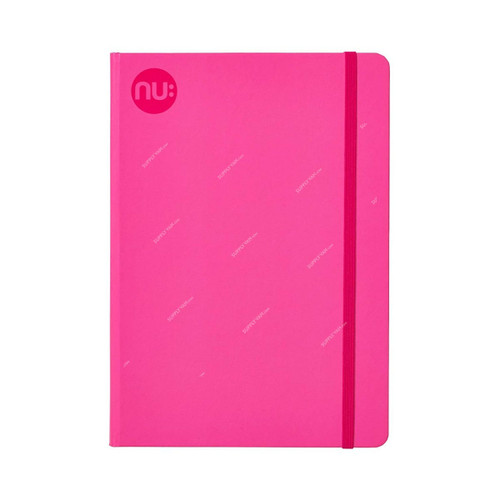 Nuco Journal Notebook, Spectrum, A5, 80 Gsm, 160 Pages, Pink