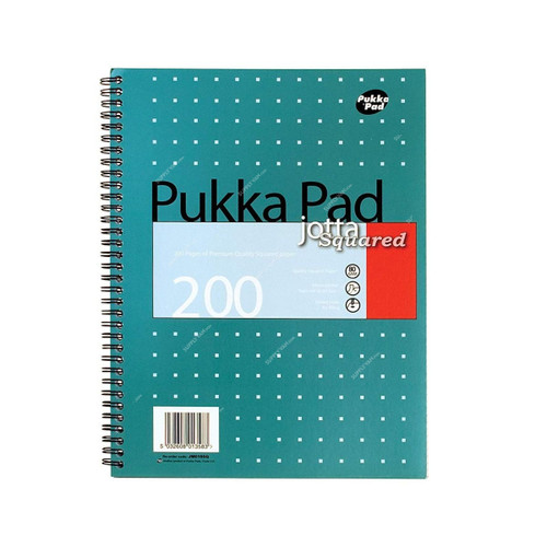 Pukka Pad Squared Wiro Notebook, A5, 80 Gsm, 200 Pages