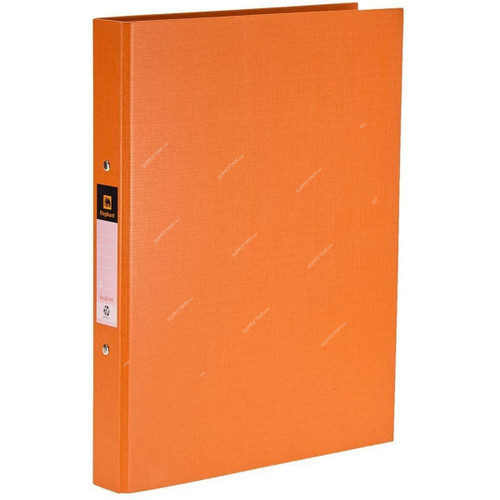 Elephant 2 Ring Binder, 221O, O Ring, Orange, 12 Pcs/Pack