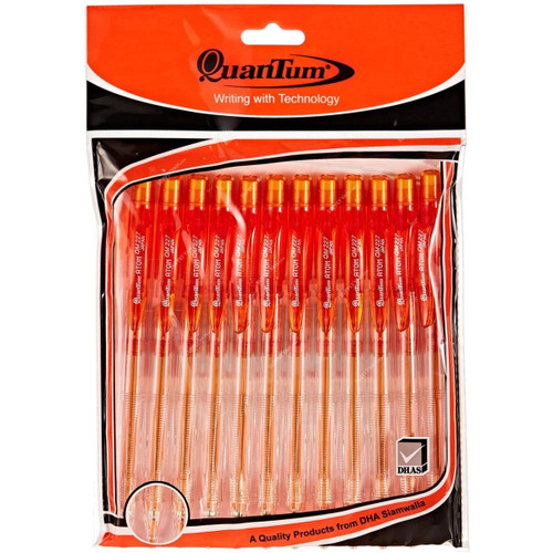 Quantum Mechanical Pencil, QM227PKO, Atom, 0.5MM, Orange, 12 Pcs/Pack