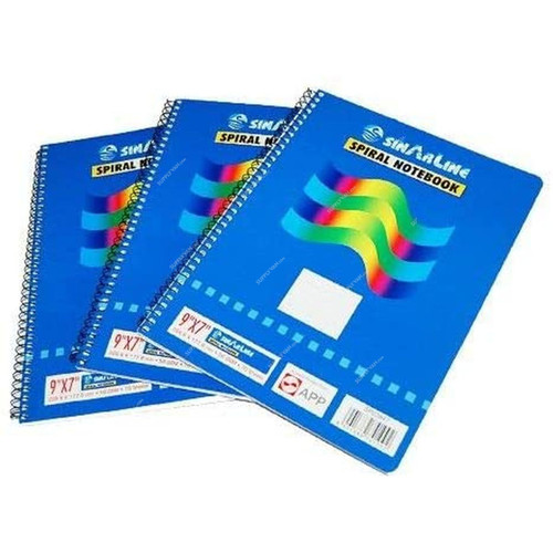 Sinarline Spiral Notebook, SP03847, 70 Sheets, 6 Pcs/Pack