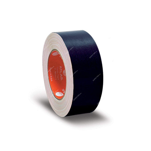 Atlas Cloth Tape, AS-BTC2025-BK, 50mm x 25 Mtrs, Black