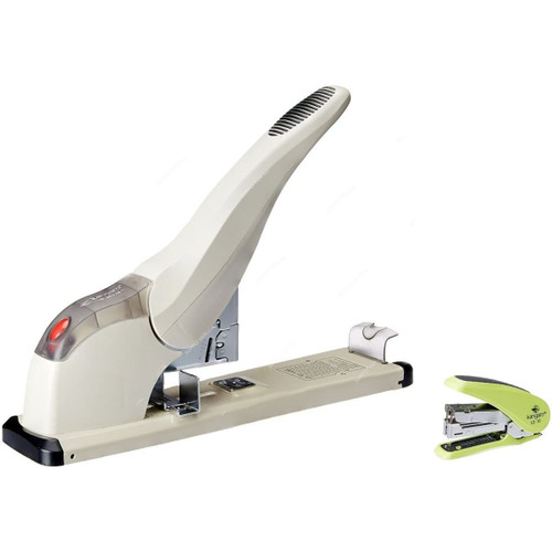 Kangaro Heavy Duty Stapler, DS-23S24FL, 210 Sheets, White