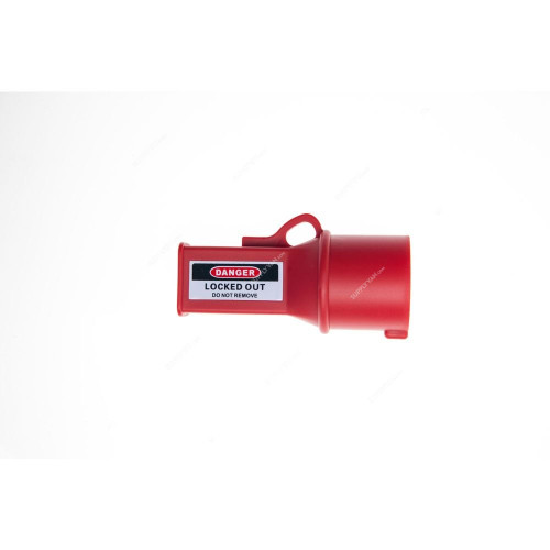 Pin and Sleeve Industrial Socket Lockout, PSL-S40, 40MM, Red