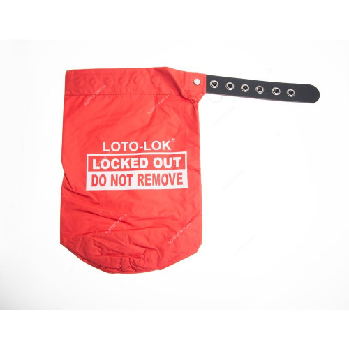 Loto-Lok Pendant and Plug Lockout, PNDT-9X12, M, 12 x 9 Inch, Red