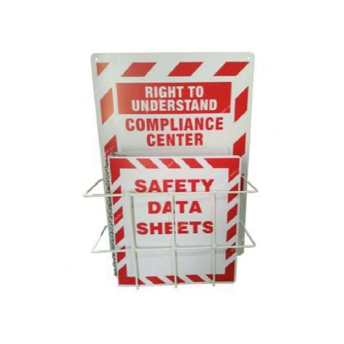 Loto-Lok Safety Data Sheet Station, SDS-CC-1SET, 508 x 355MM